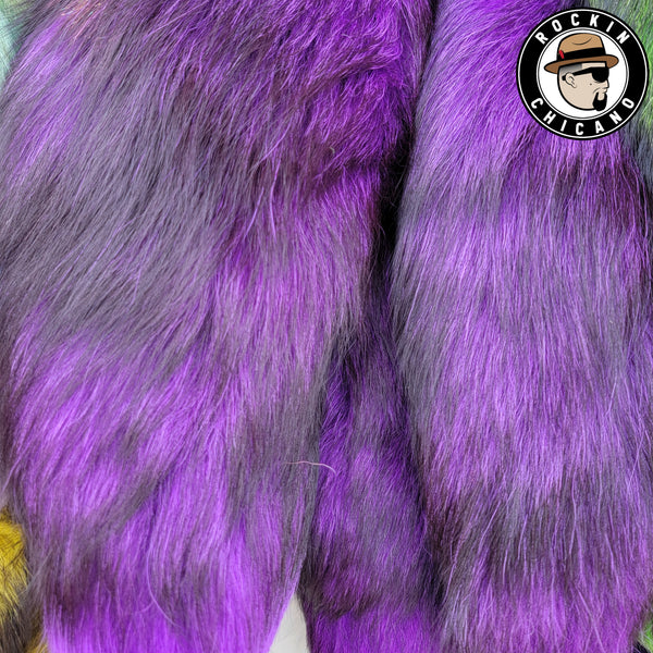 Fox Tail - Purple two-toned fox tail – Rockin Chicano
