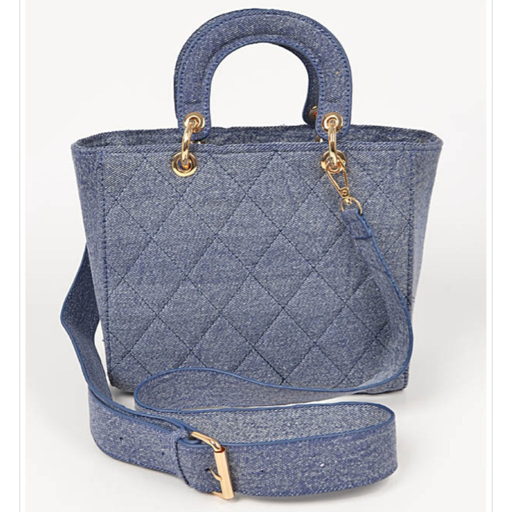 Medium Handbag in Blue Jean