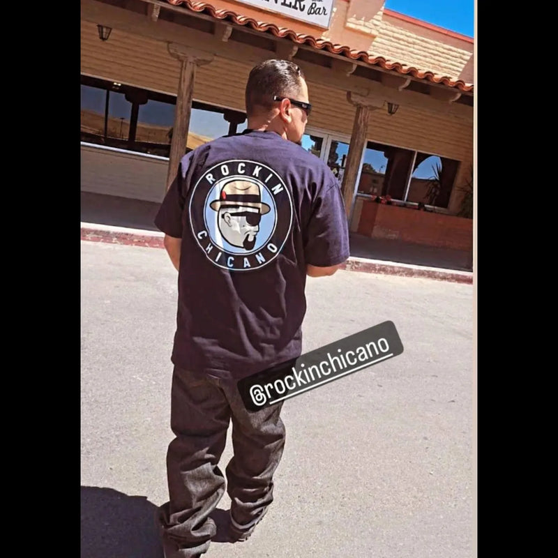 Rockin Chicano T-Shirt - Navy