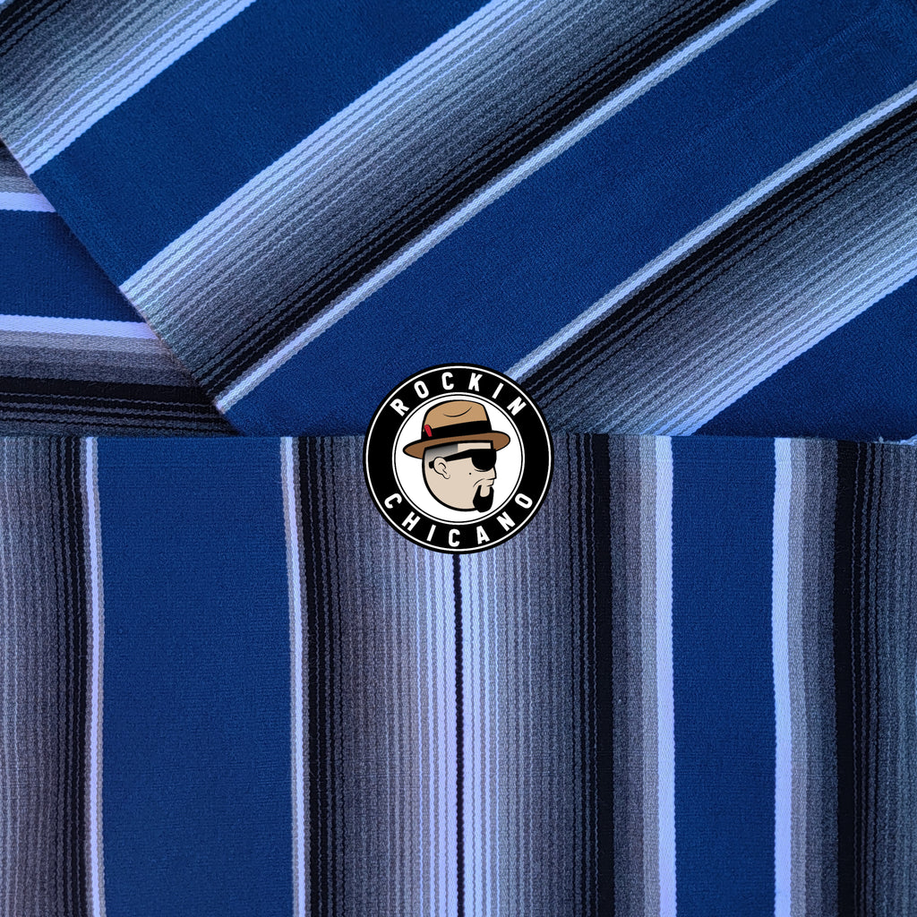 Midnight Blue Handmade Sarape