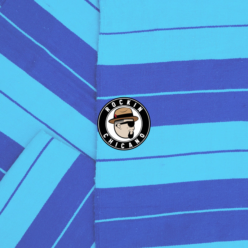 Baby Blue on Blue  Charlie brown Sarape