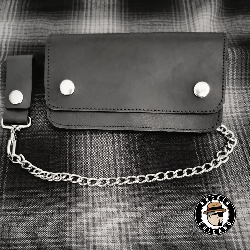Wallet with side snap