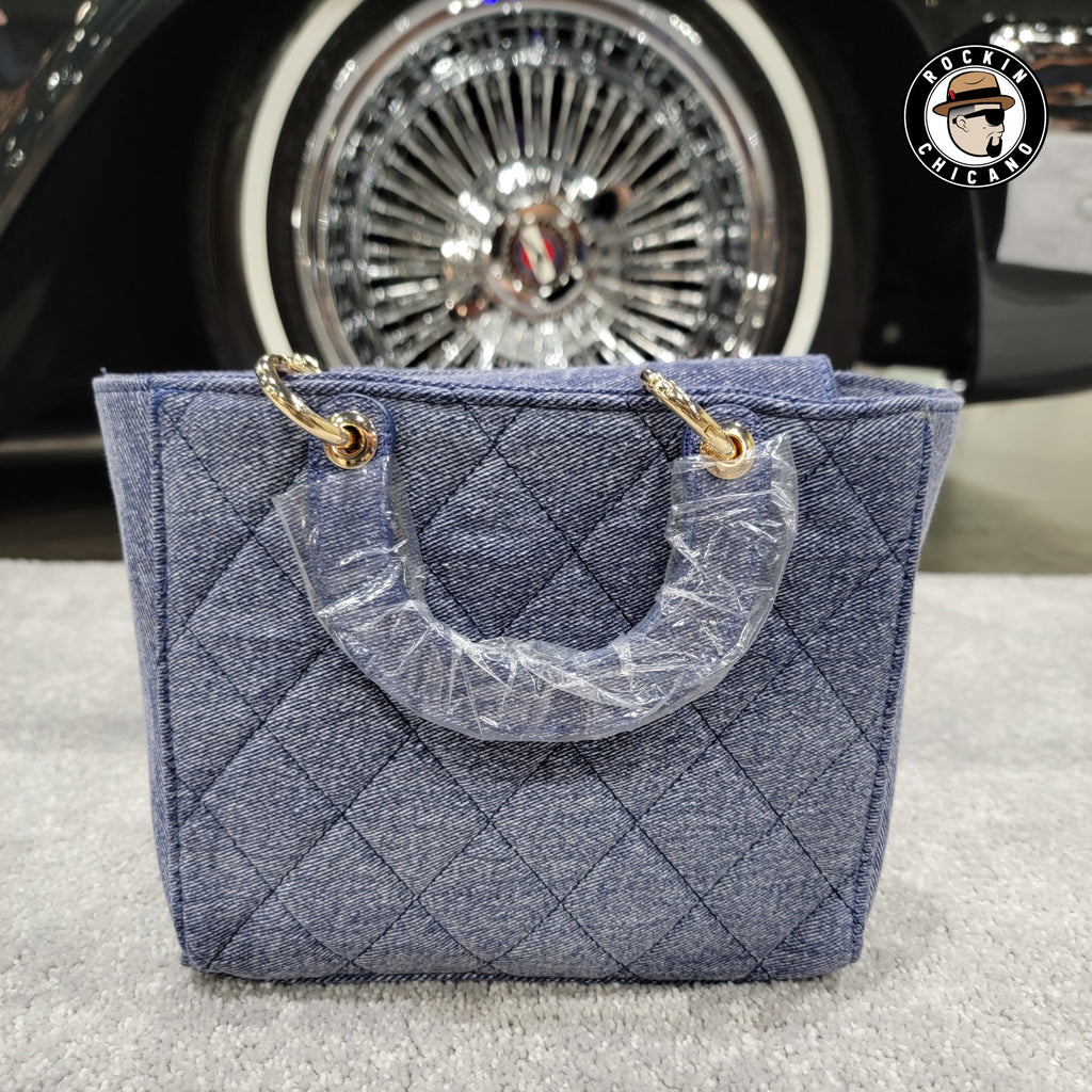 Medium Handbag in Blue Jean