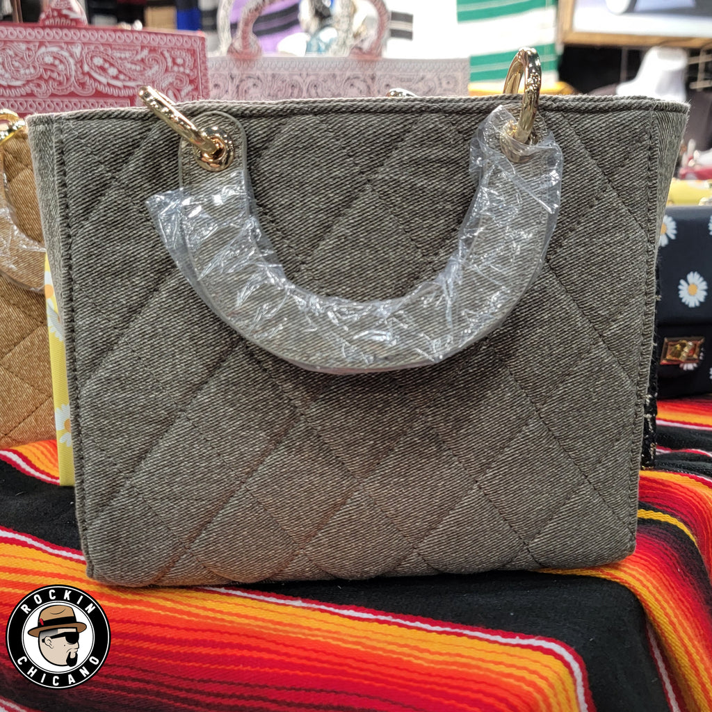 Medium Handbag in Taupe