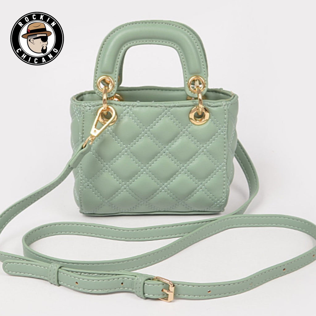 QUILTED MINI TOTE BAG