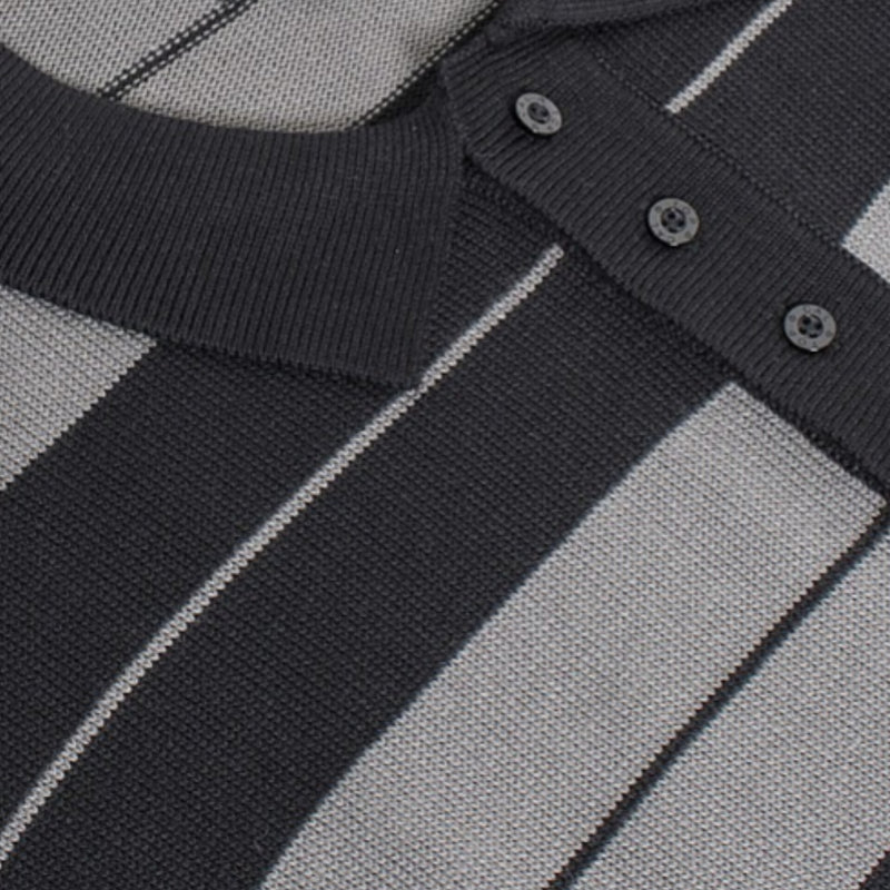 OG KNITTED BUMBLE BEE POLO-BROWN/ KHAKI
