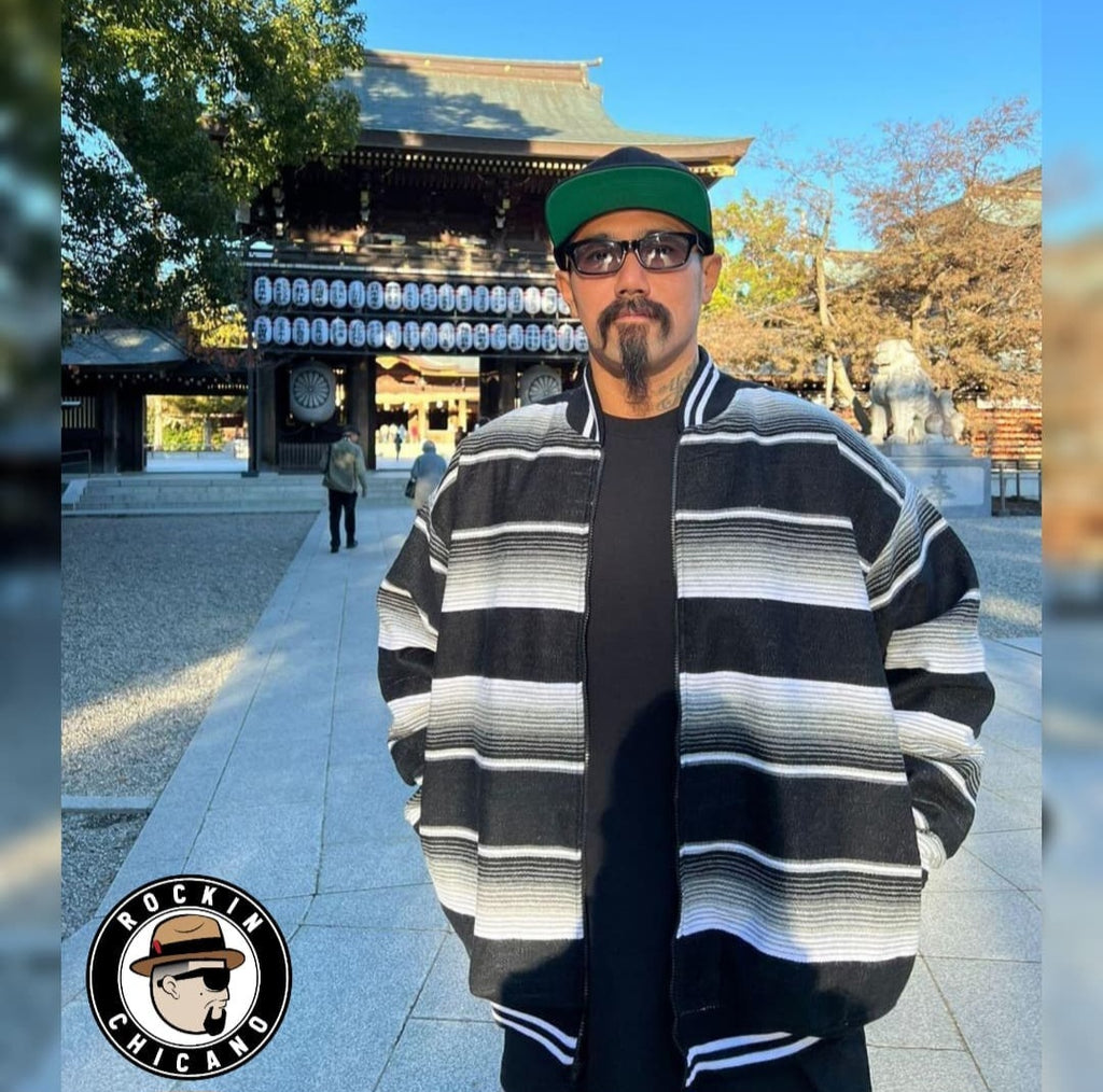 Black & Gray Sarape Jacket