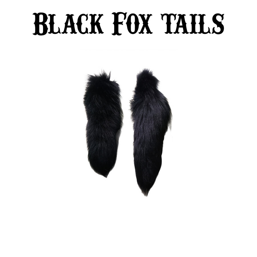Fox Tail All Black fox tail Rockin Chicano
