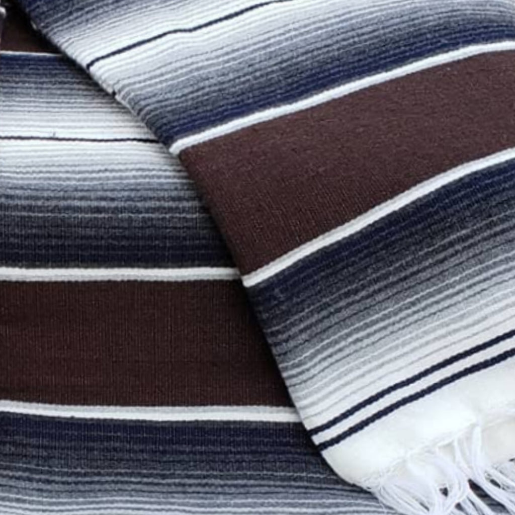 Brown with black & gray Sarape