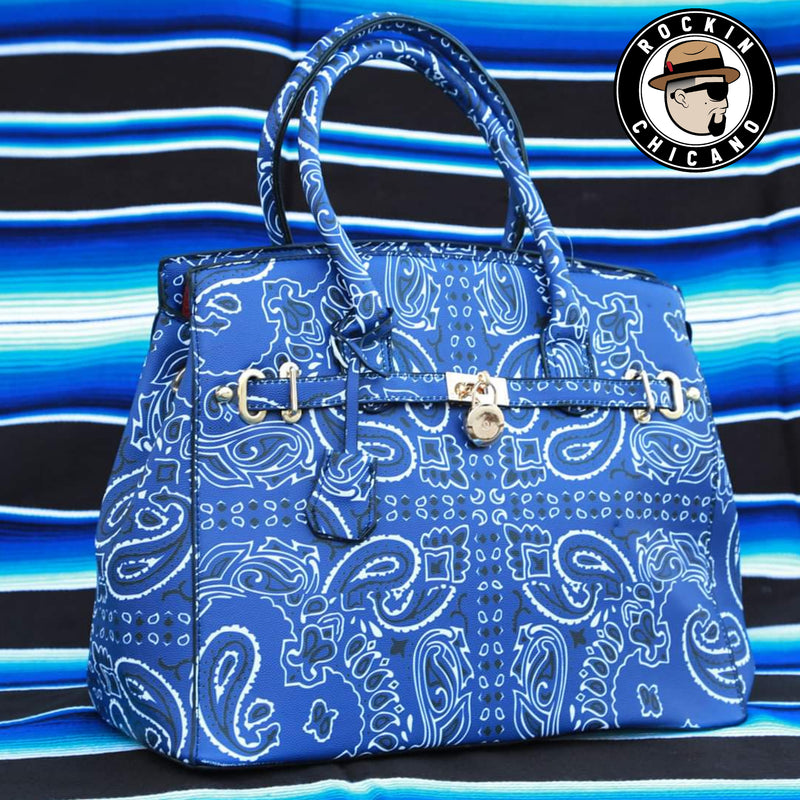 Bandana large bag in Blue