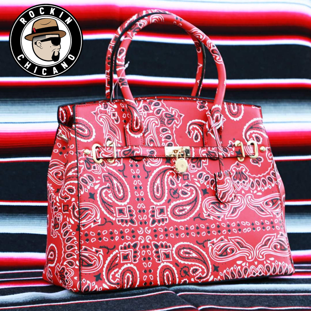 Bandana large bag in Red