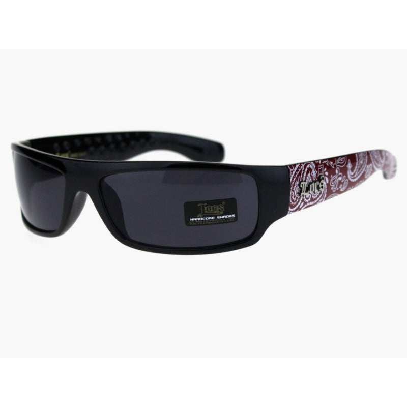 Locs bandana sunglasses in Red
