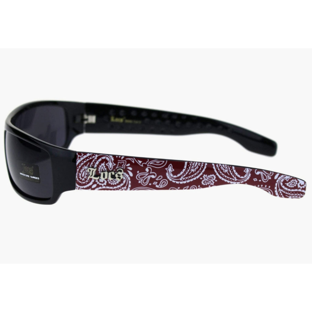 Locs bandana sunglasses in Red