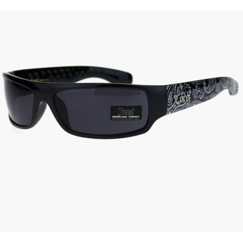 Locs bandana sunglasses in Black