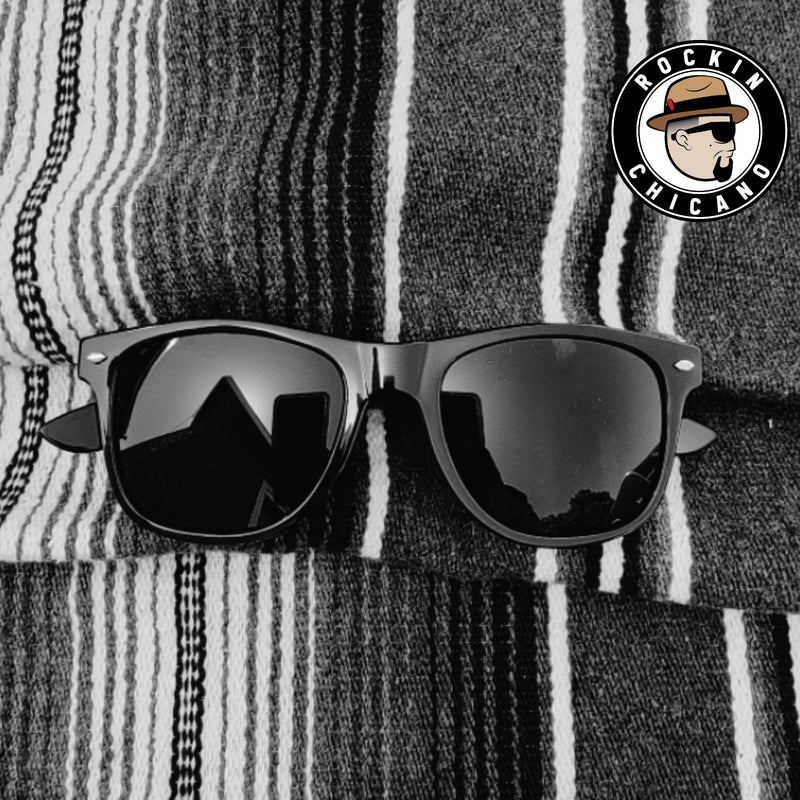 Square sunglasses in Brown gradient