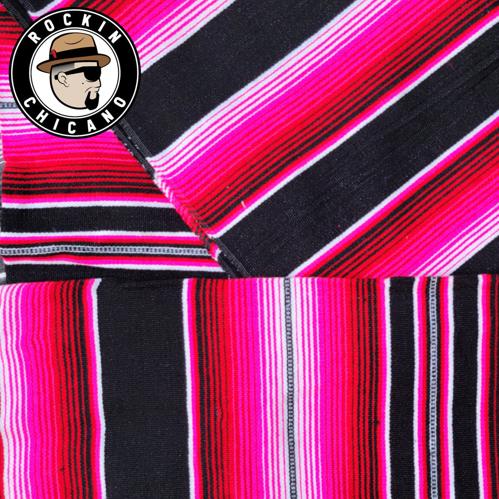 Pink and Black Sarape