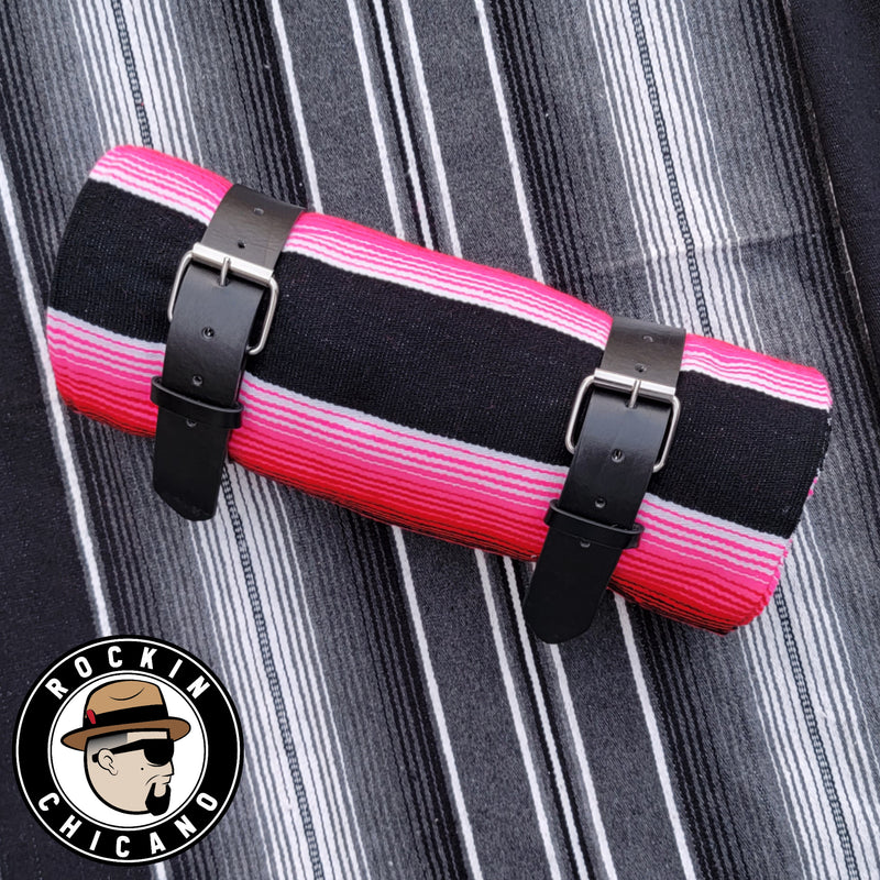 Pink and Black Sarape Roll