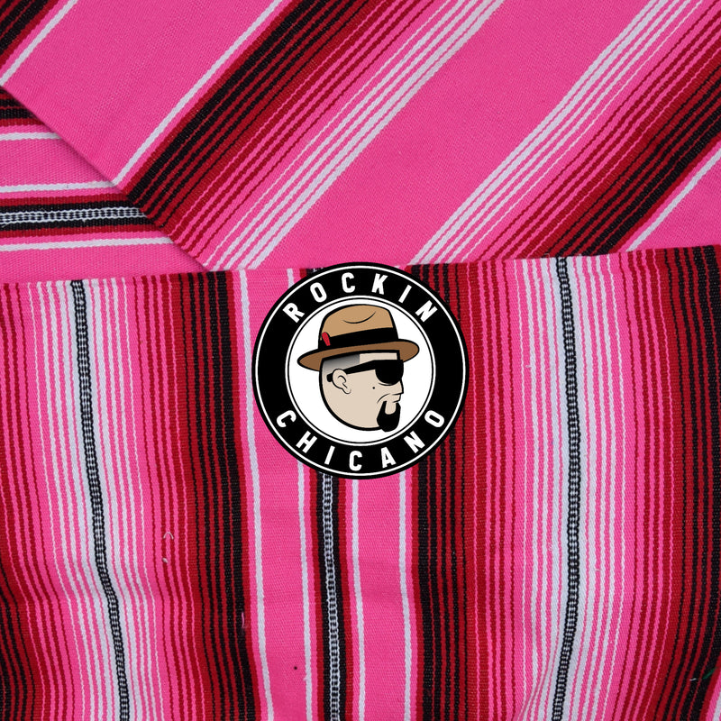 Hot Pink Rose Sarape