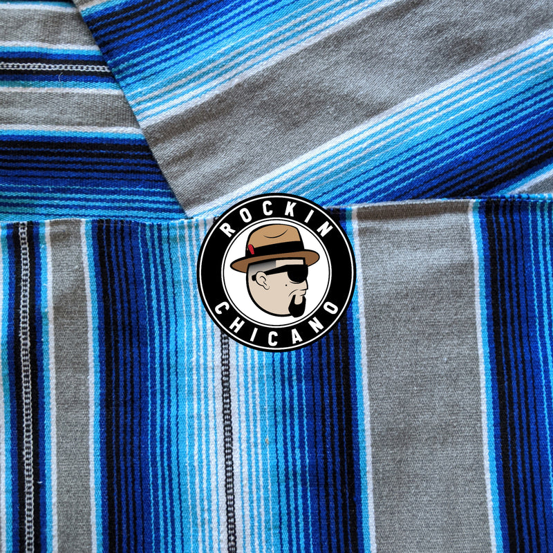 Gray with Blue Sarape