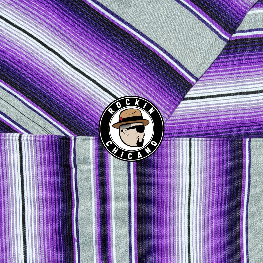 Gray with Purple Sarape