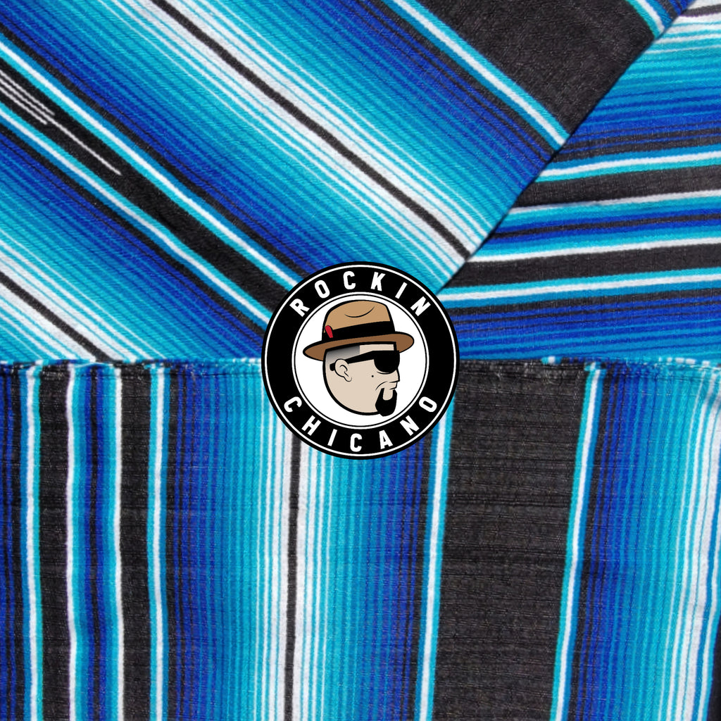Black with Blue Sarape