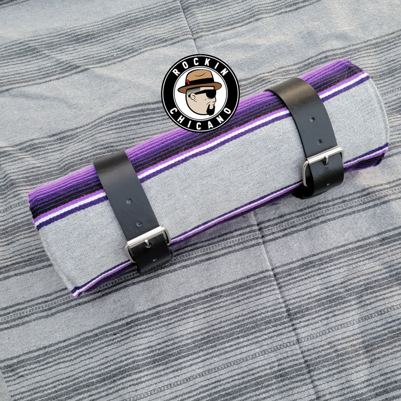 Gray with Purple Sarape Roll