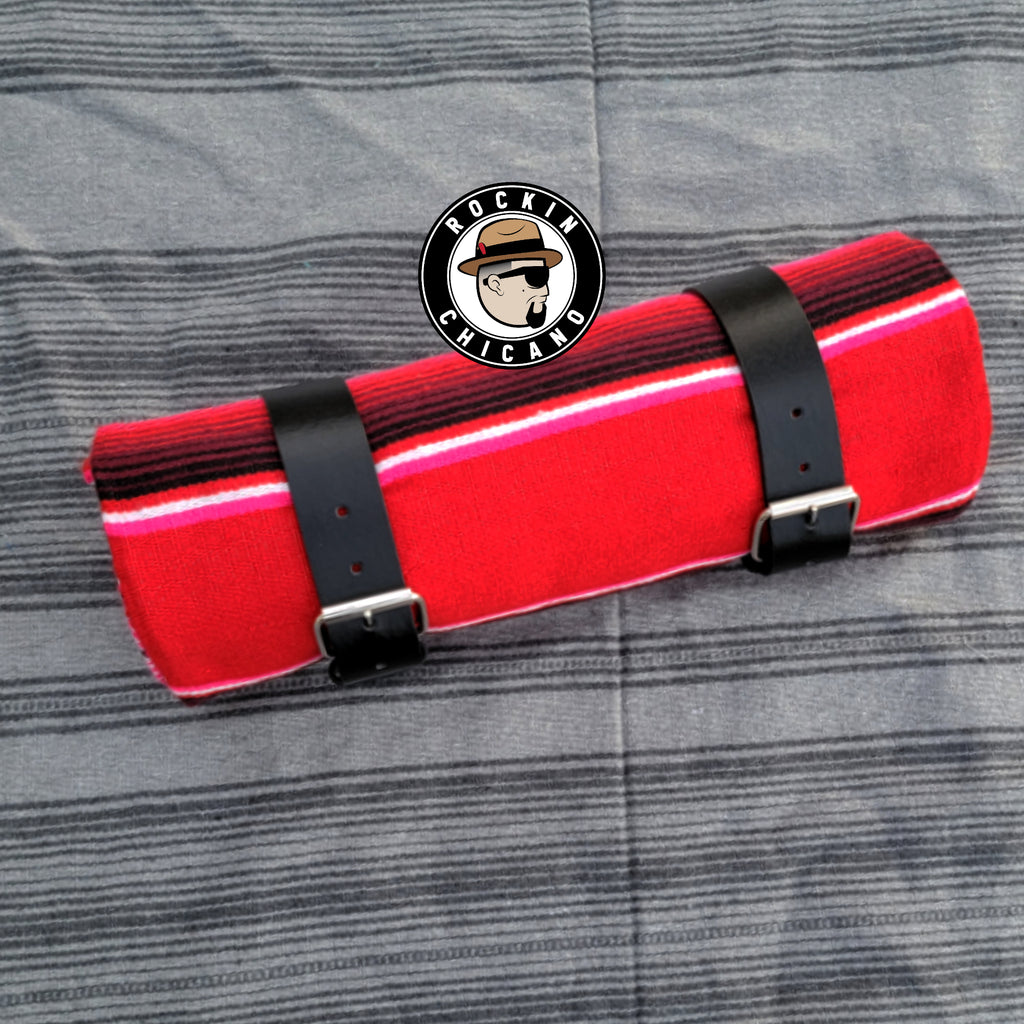 Red with Pink Sarape Roll