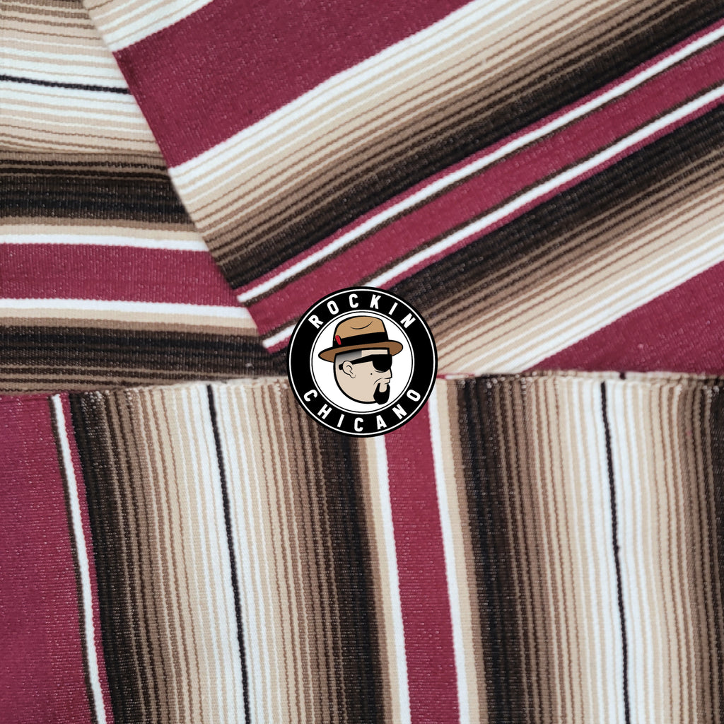 Burgundy with Brown Sarape