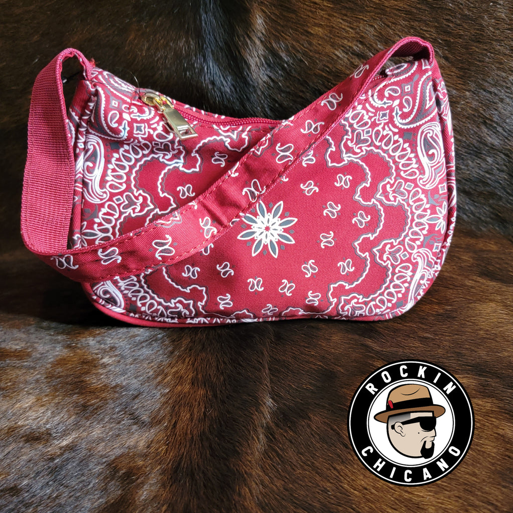 Bandana small Shoulder Bag in Red