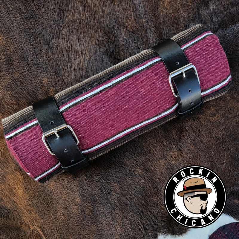Burgundy with Brown Sarape Roll