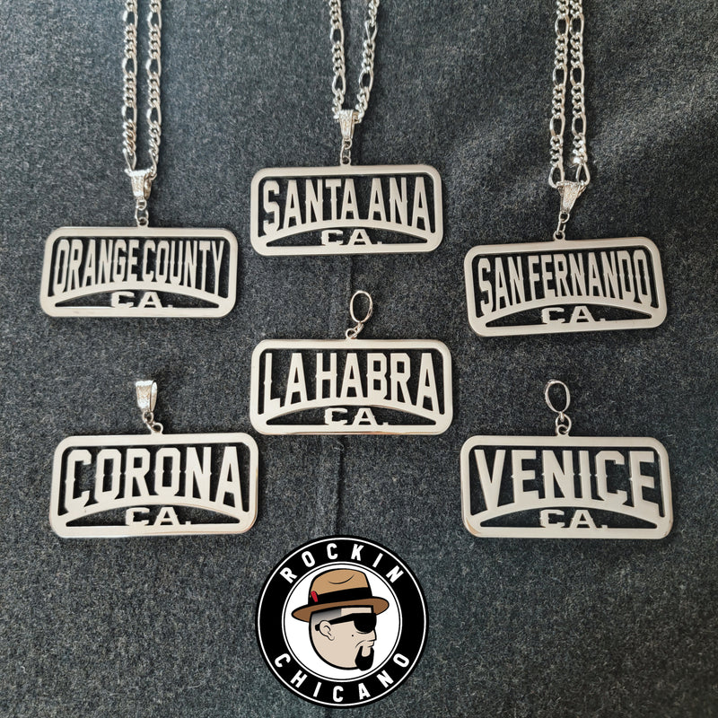 City name design Necklace