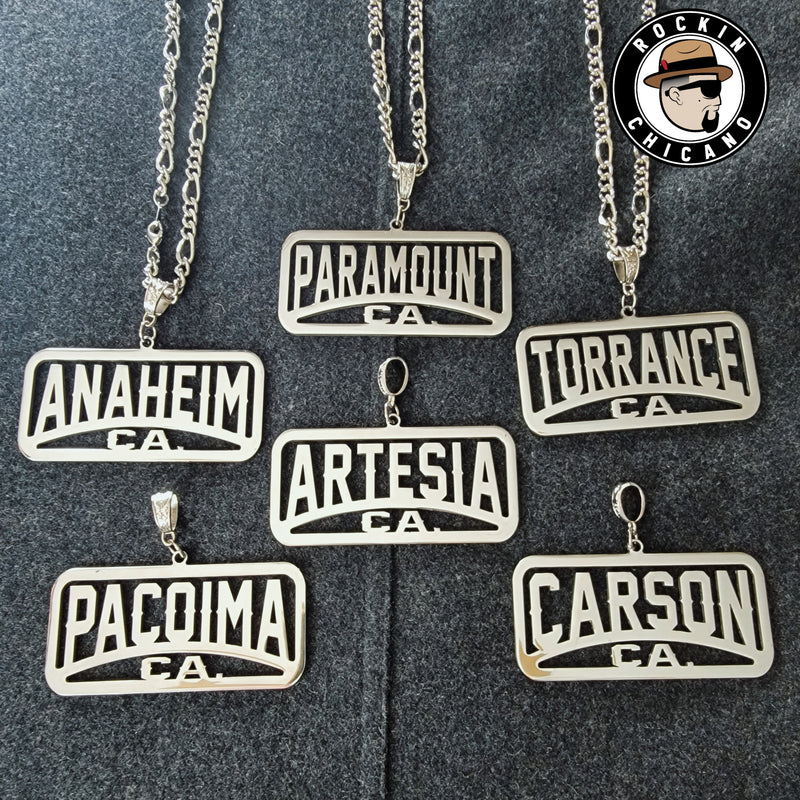 City name design Necklace
