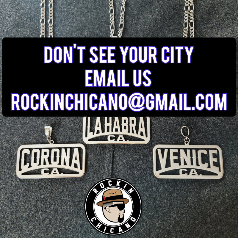 City name design Necklace