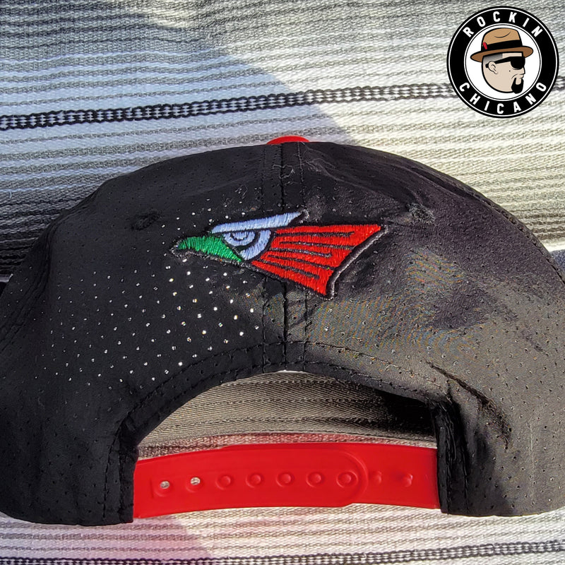 Mexico Snapback hat Red and black