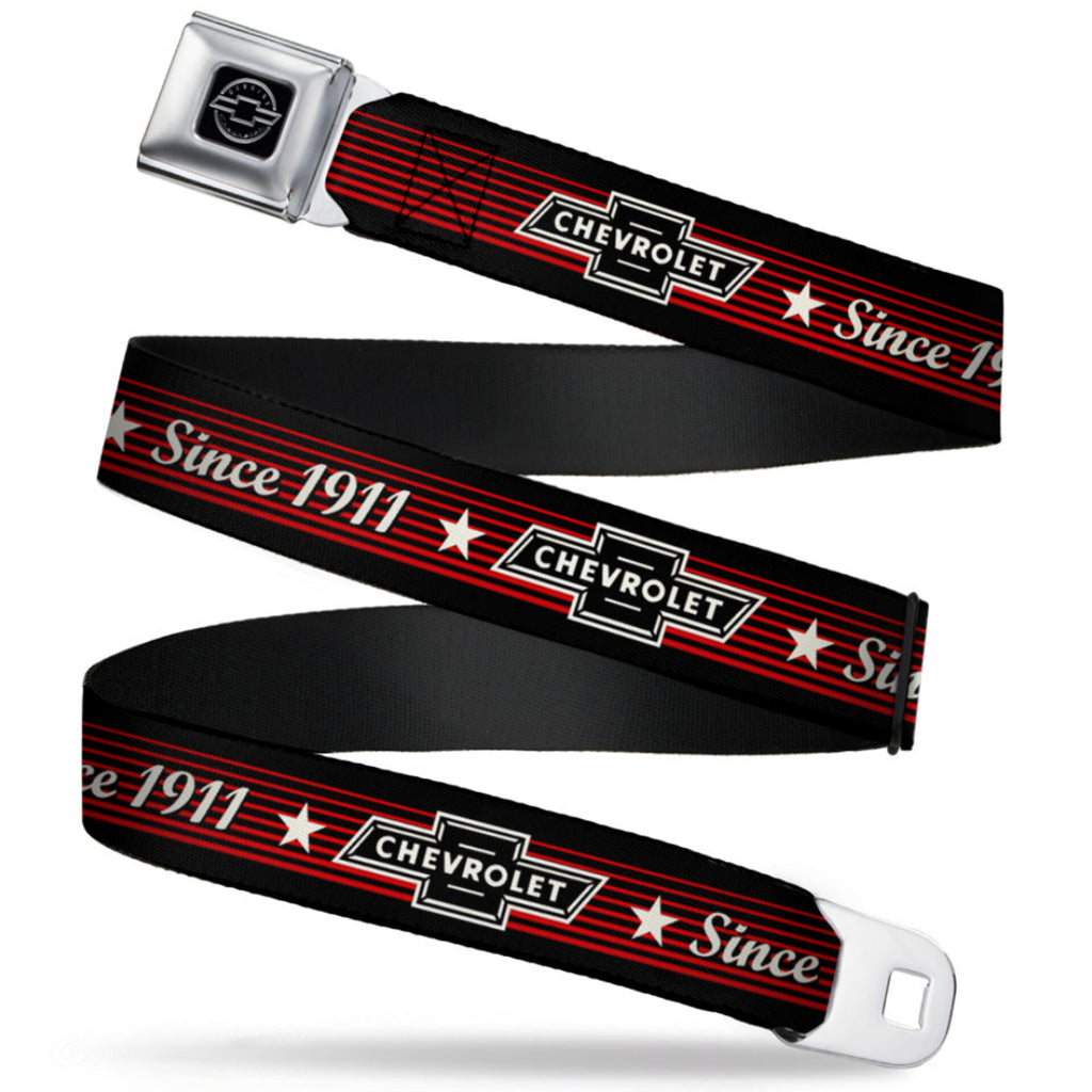 Chevy Vintage Bowtie SINCE 1911/Stars Stripe Seatbelt Belt