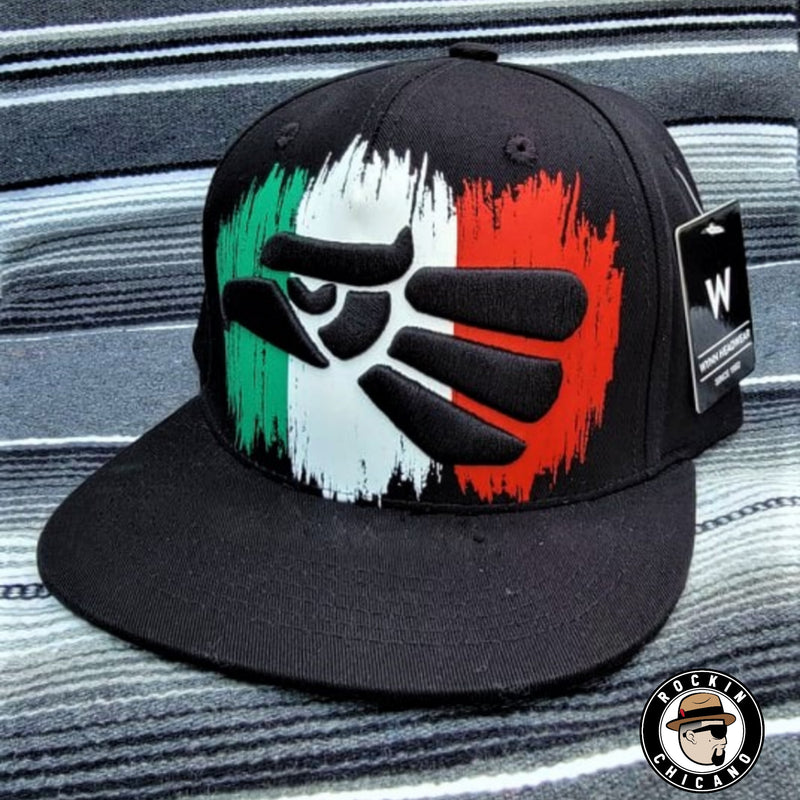 Eagle and Flag Black Snapback