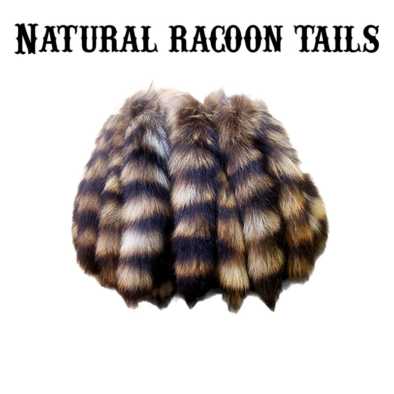 Racoon Tail - Natural Racoon tail