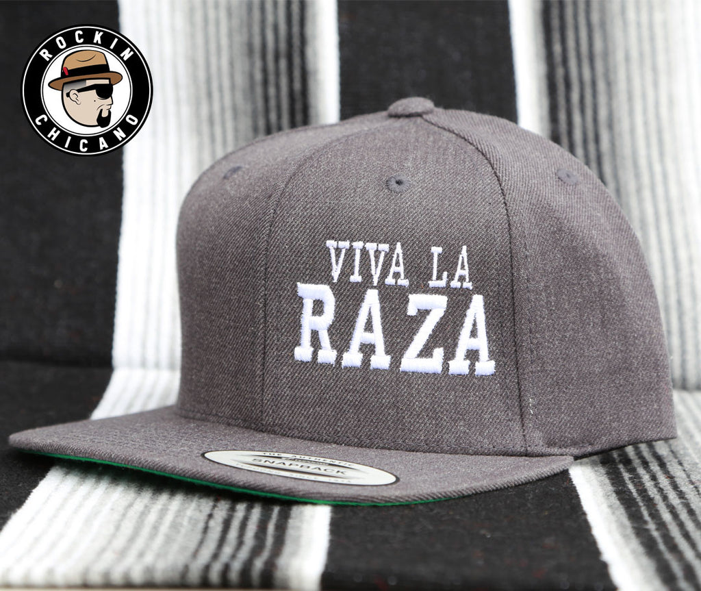Viva La Raza in Dark Gray Snapback hat