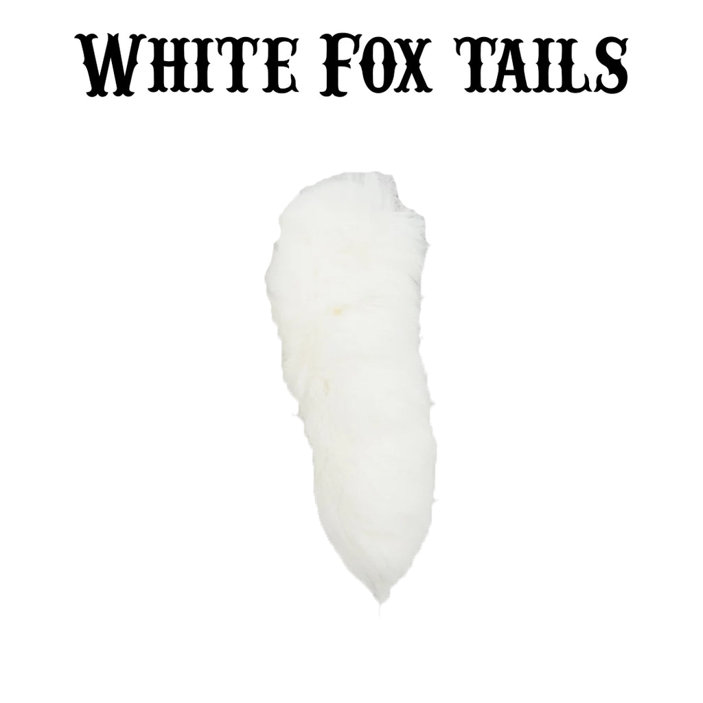 Fox Tail - All white fox tail