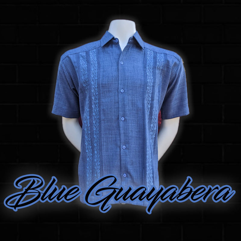 Blue Guayabera